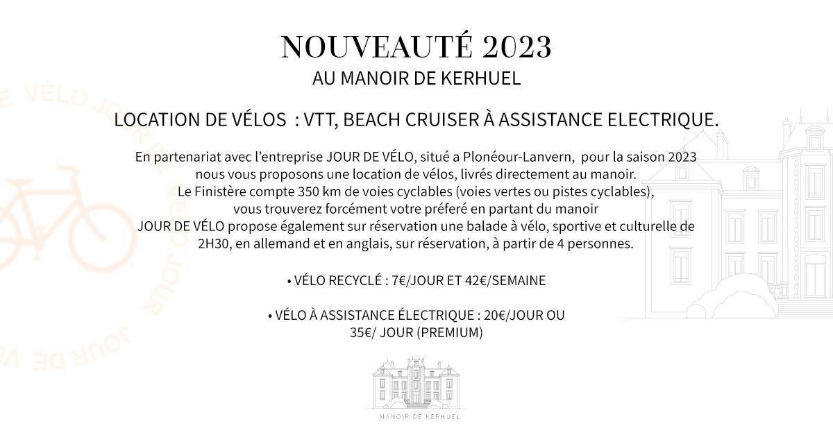 Location de Vélos Manoir de Kerhuel - JOUR DE VELO